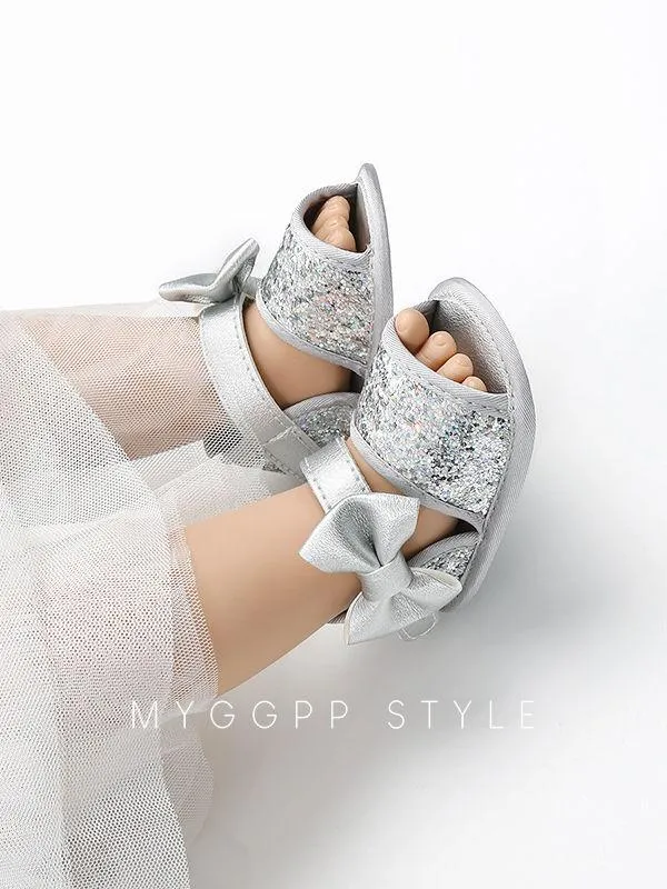 Summer Soft Sole Sequin Anti-Slip Sandal for Baby Girls
