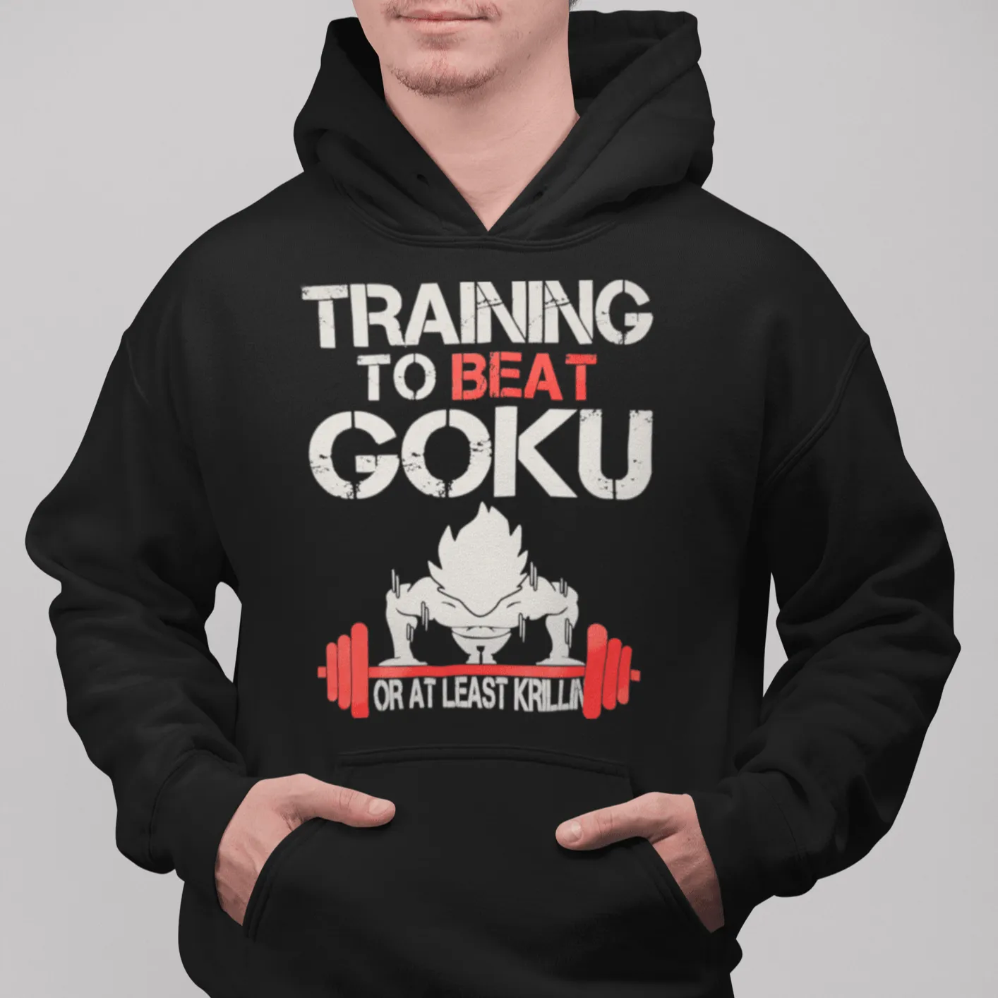 Training Hoodie Midweight Ultra Soft Blended Cotton Krillin It Unisex Pullover