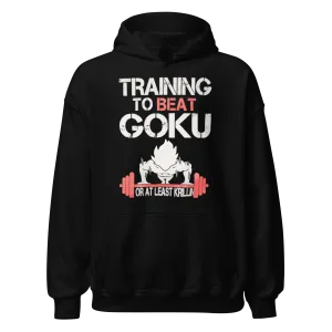 Training Hoodie Midweight Ultra Soft Blended Cotton Krillin It Unisex Pullover