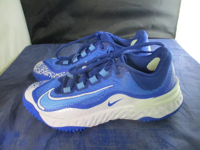Used Nike Alpha Huarache Elite 4 Fastpitch Turf Shoes Adult Size 7.5