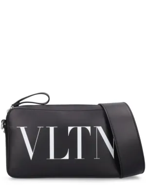 Valentino Garavani   VLTN leather cross body bag 