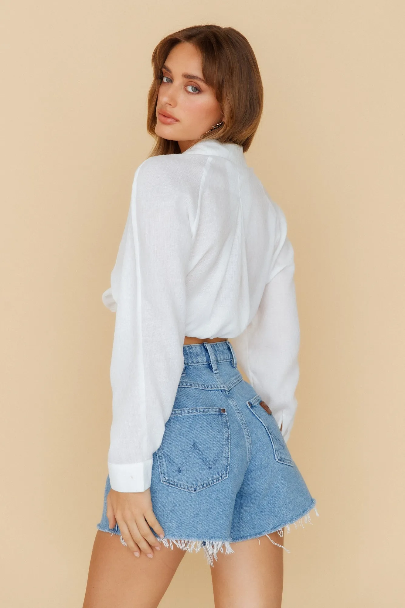 WRANGLER Hi Bells Shorts Hempress