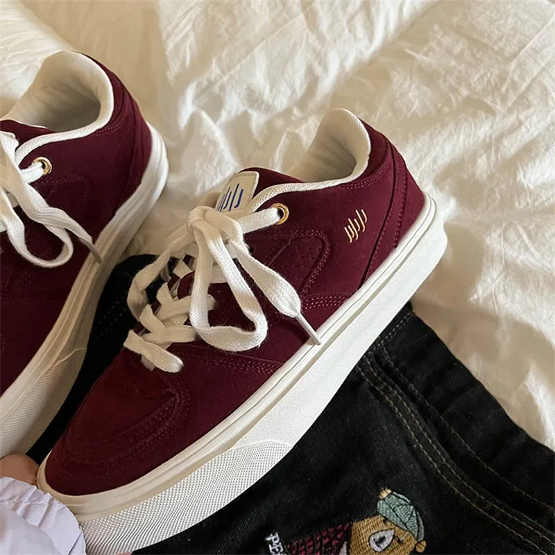 xiangtuibao Spring Sneakers For Women Fashion Casual Ladies Flats Lace Up Woman Sports Sneakers Shoes Tennis Female Vulcanized Shoes